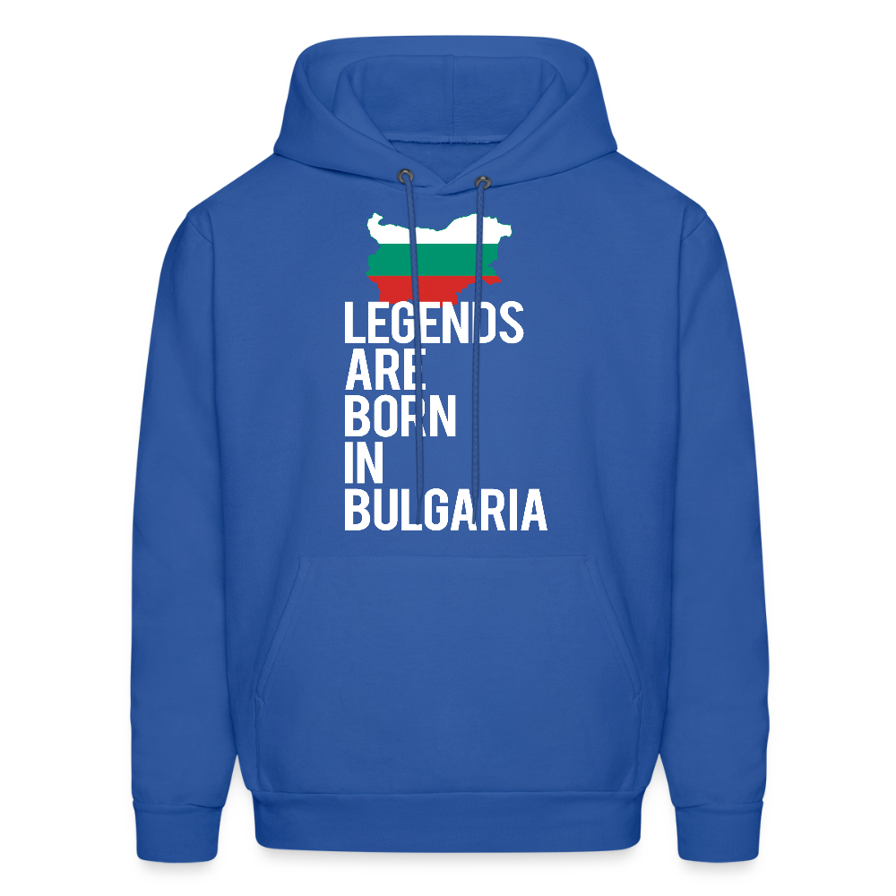 Men hoodie K00414 Bulgaria Hoodie - Legends are born in Bulgaria, Bulgarian Gift  Men's Hoodie - royal blue