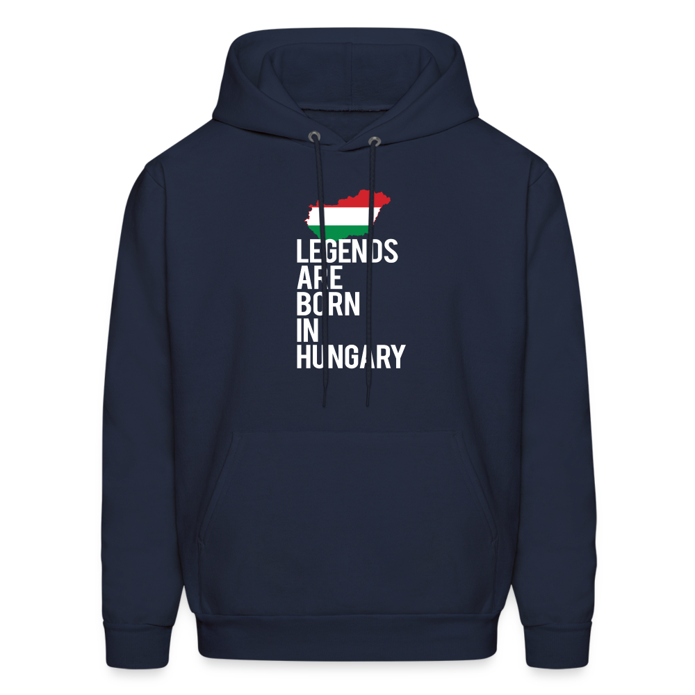 Legends are born in Hungary Men's Hoodie - navy