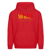 Sicilian and proud of it Unisex Hoodie - red