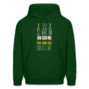 This is what an awesome Paramedic looks like  S00104 Men's Hoodie - forest green