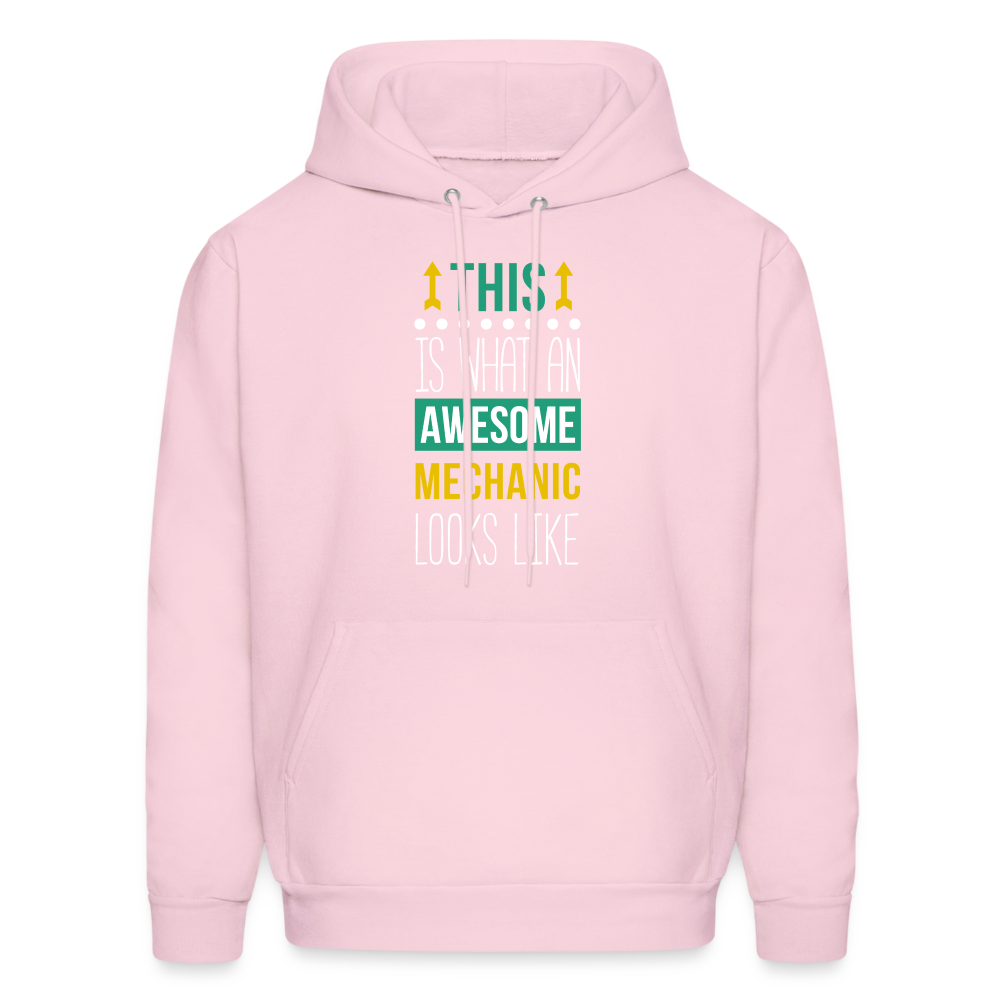 This is what an awesome Mechanic looks like S000103 Men's Hoodie - pale pink