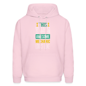 This is what an awesome Mechanic looks like S000103 Men's Hoodie - pale pink