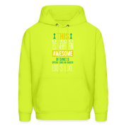 This is what an awesome Business operations manager looks like  S00080 Men's Hoodie - safety green