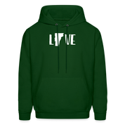 S00045 Vermont -Love Men's Hoodie - forest green