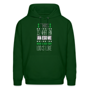 Medical Assistant This is what an awesome Medical Assistant looks like S00093Men's Hoodie - forest green
