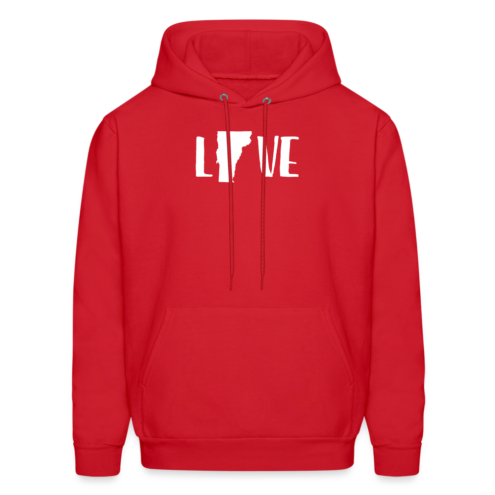 S00045 Vermont -Love Men's Hoodie - red