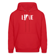 S00045 Vermont -Love Men's Hoodie - red