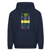 Physician assistant Hoodie - This is what an awesome Physician assistant looks like S00065 Men's Hoodie - navy