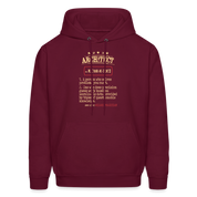Architect see also WIZARD, MAGICIAN Men's Hoodie - burgundy