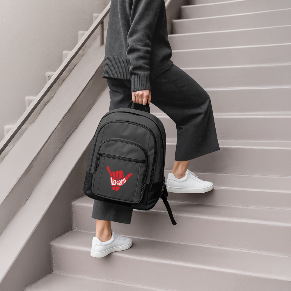 Backpack SB10633 Let's roll BJJ - charcoal grey