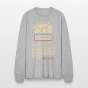 K00800 Computer Engineer crewneck - Computer Engineer see also WIZARD, MAGICIAN, - heather gray