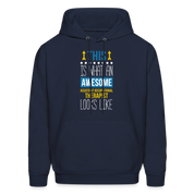 TThis is what an awesome Assistant occupational therapist looks like S00072 Men's Hoodie - navy
