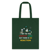 Chemistry jokes tote bag new design 2025 - forest green