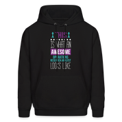 This is what an awesome Operations research analyst looks like  S00069 Men's Hoodie - black