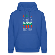 This is what an awesome Chef looks like S00097 Men's Hoodie - royal blue