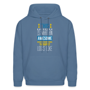 TThis is what an awesome Assistant occupational therapist looks like S00072 Men's Hoodie - denim blue