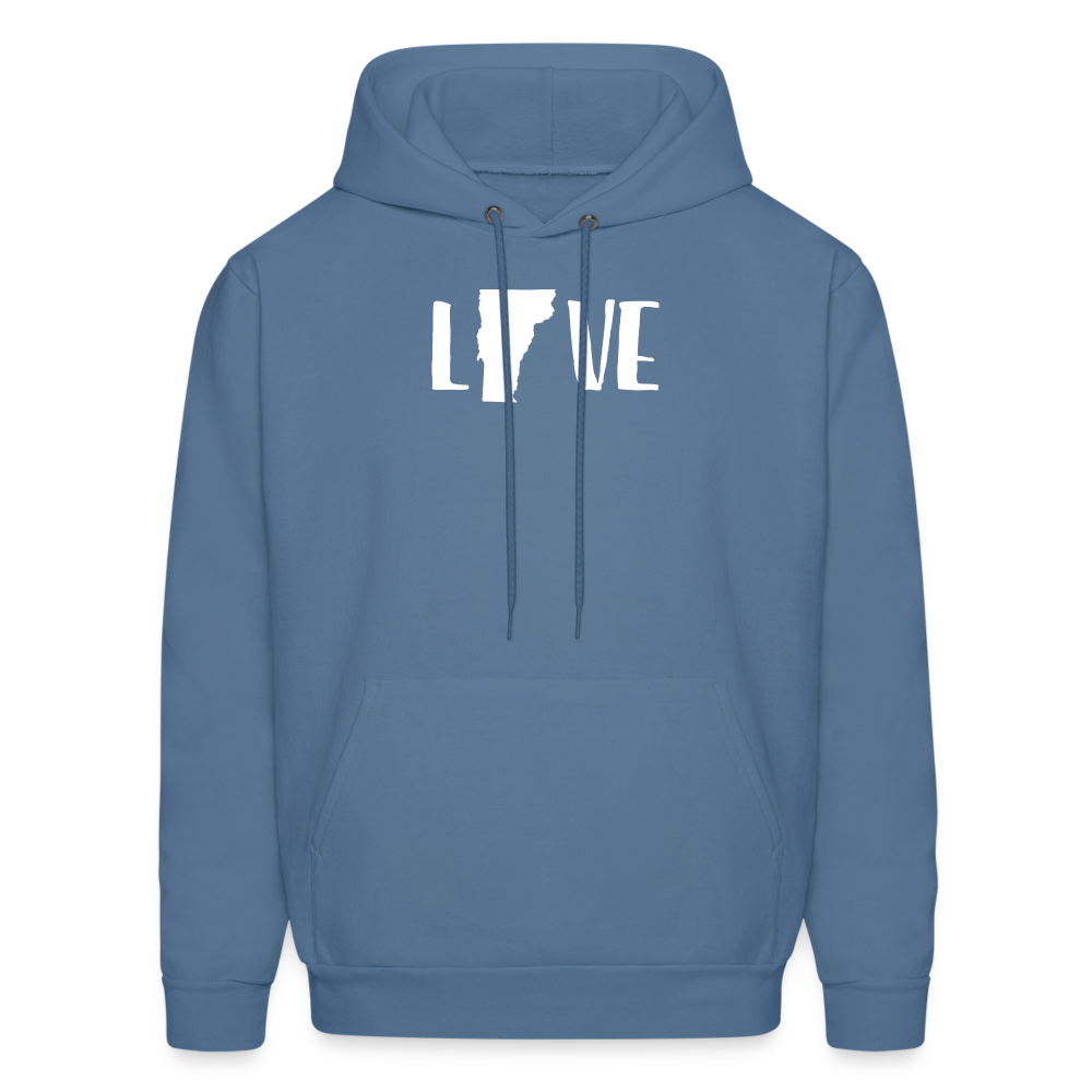 S00045 Vermont -Love Men's Hoodie - denim blue