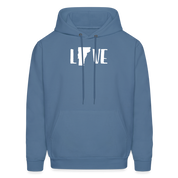 S00045 Vermont -Love Men's Hoodie - denim blue