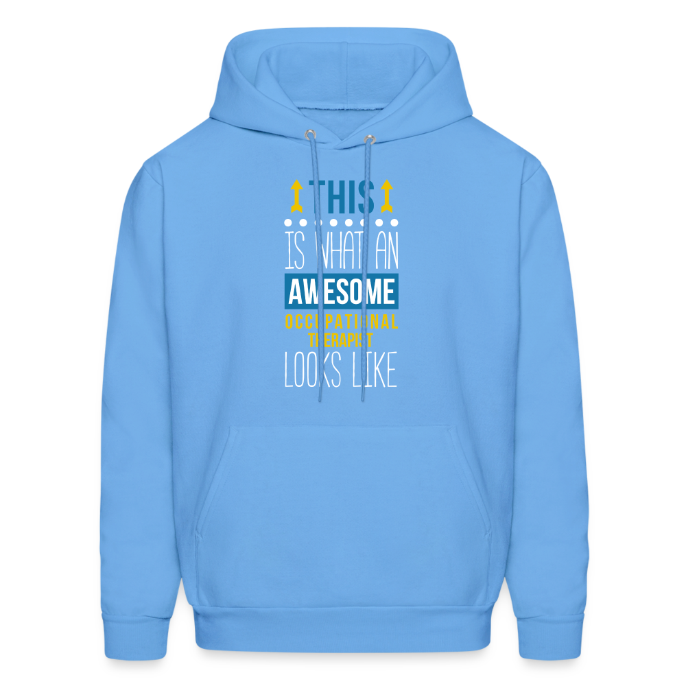 Occupational therapist Hoodie - This is what an awesome Occupational therapist looks like S00073 Men's Hoodie - carolina blue