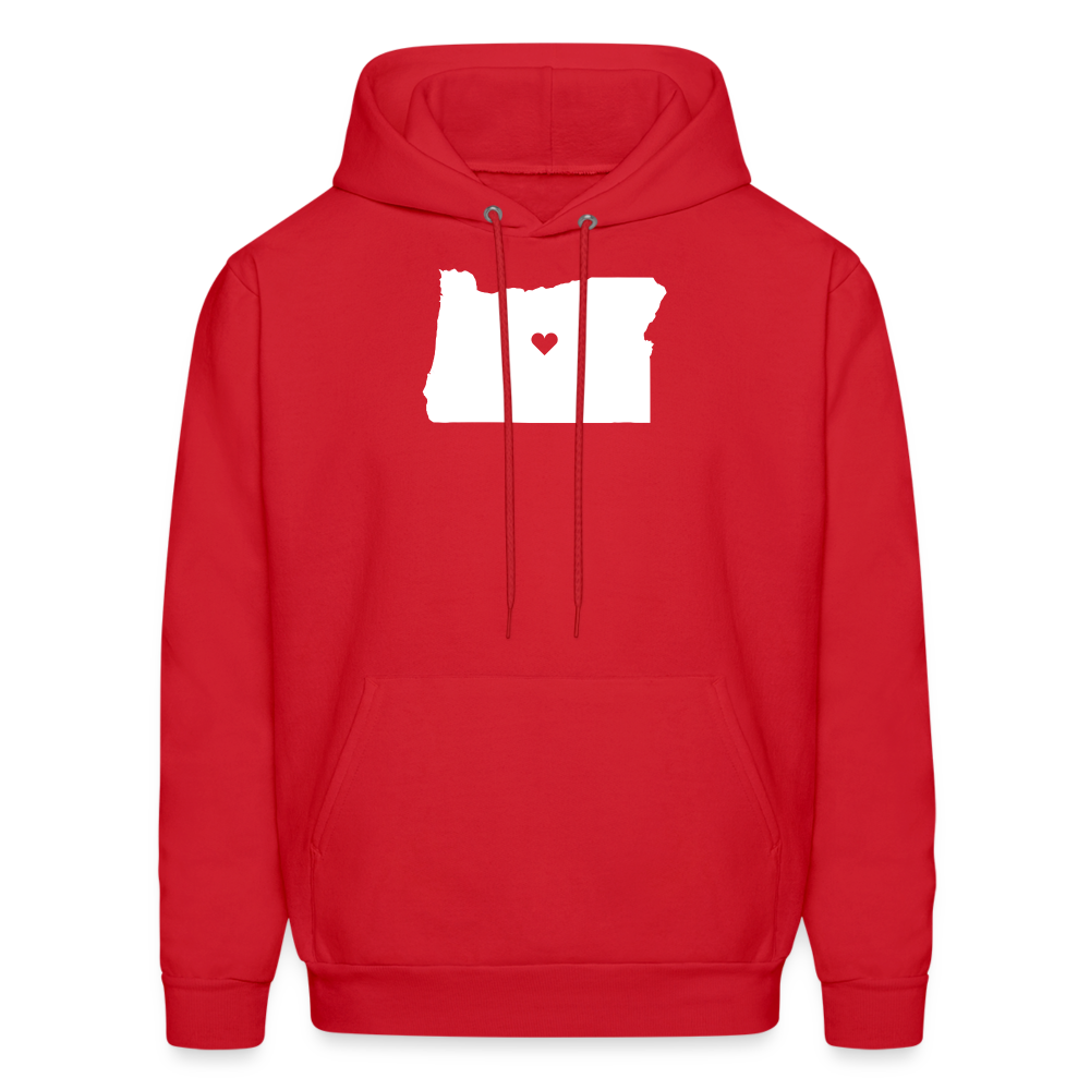 S00037 Oregon-Love  Men's Hoodie - red