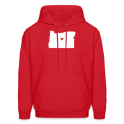 S00037 Oregon-Love  Men's Hoodie - red