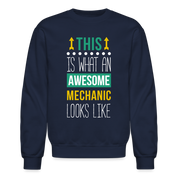 S00103 Mechanic Crewneck Sweatshirt - navy