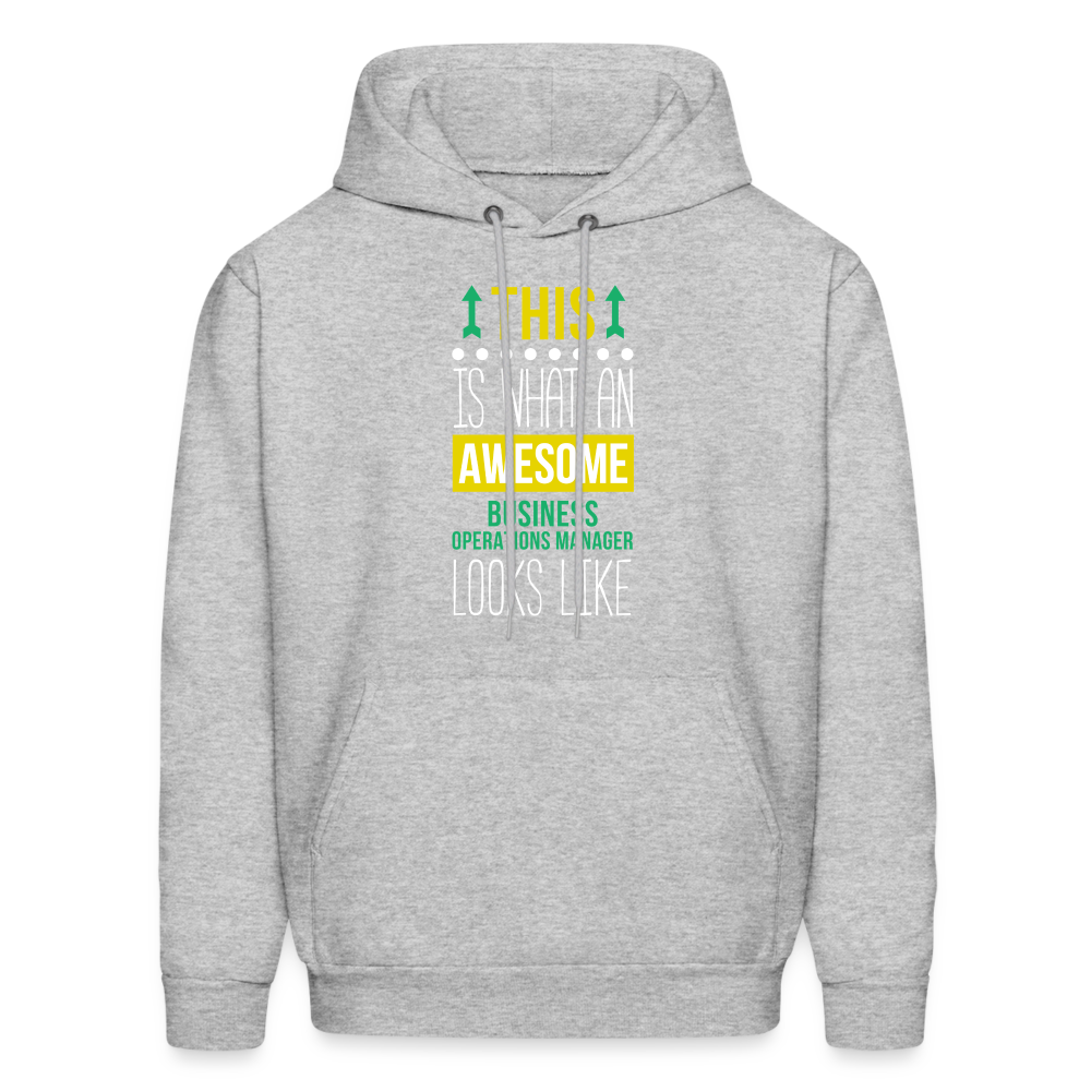 This is what an awesome Business operations manager looks like  S00080 Men's Hoodie - heather gray