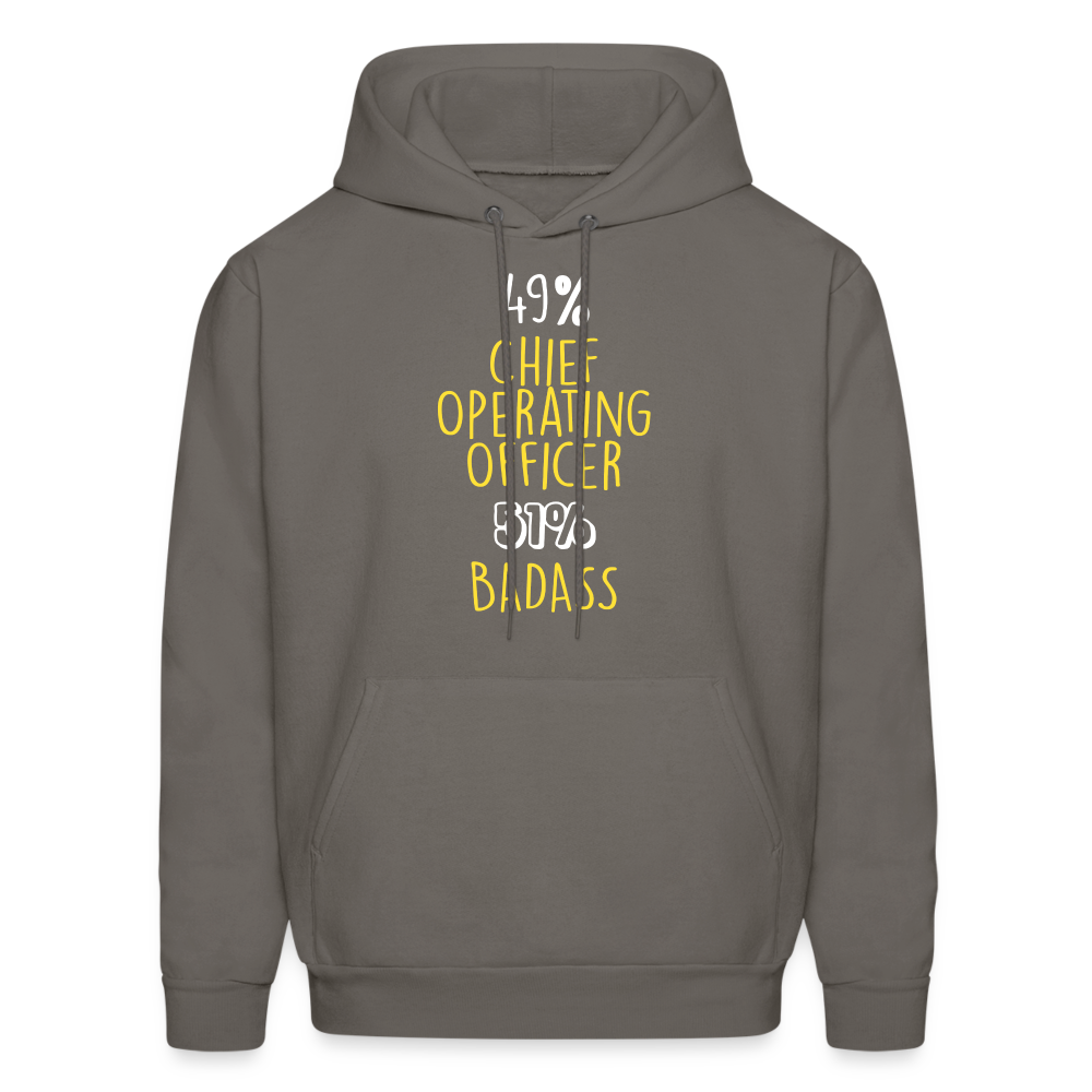 K00260  Chief Operating Officer Hoodie - Operating Officer Apparel, Operating Officer GiftMen's Hoodie - asphalt gray