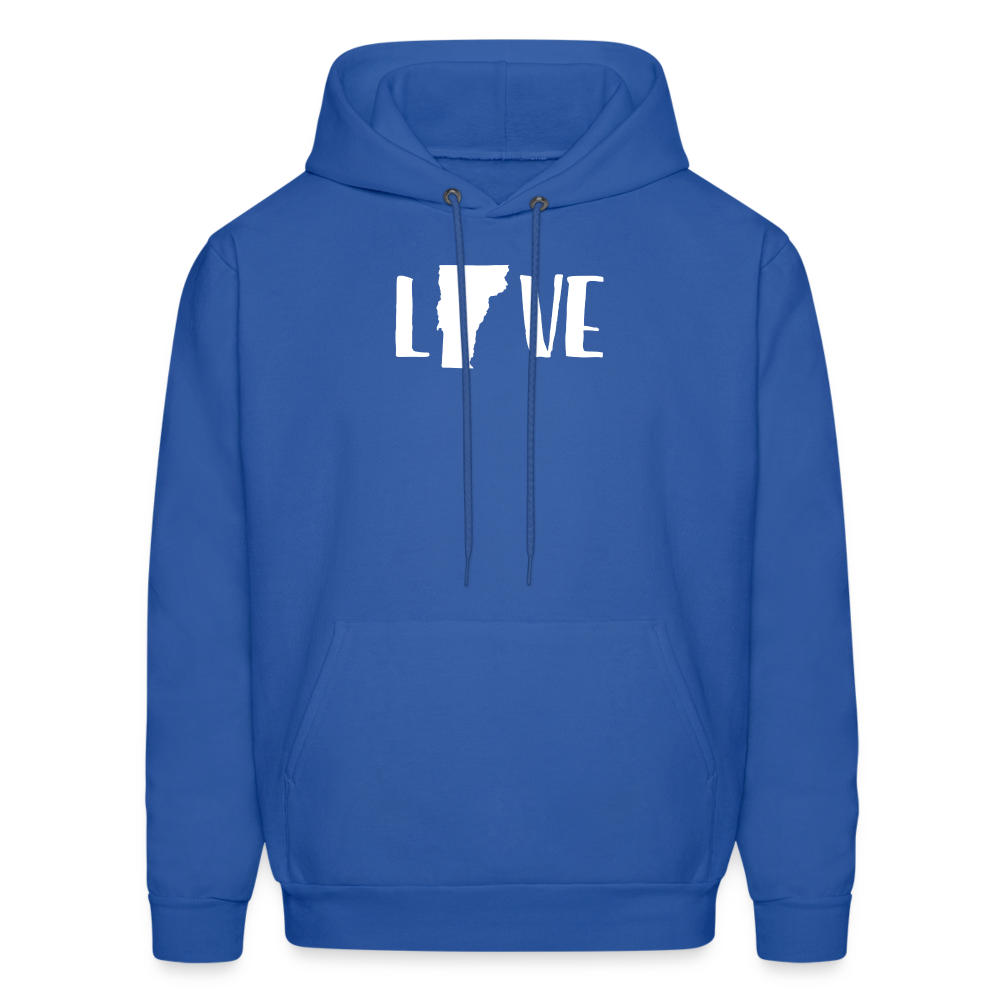 S00045 Vermont -Love Men's Hoodie - royal blue