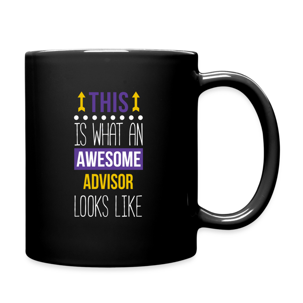 This  is What an Awsome ADVISOR looks like mug - black