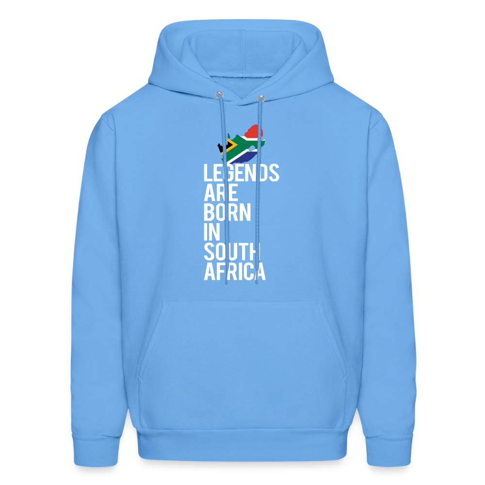 Legends are born in South Africa Unisex Hoodie - carolina blue