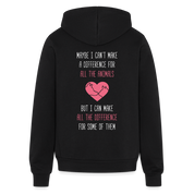Maybe I can't make a difference for all the animals, but I can make all the difference for some of them  S00058 - black