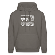 K00008 Some Grandpas play bingo, real Grandpas go Off-road  Men's Hoodie - asphalt gray
