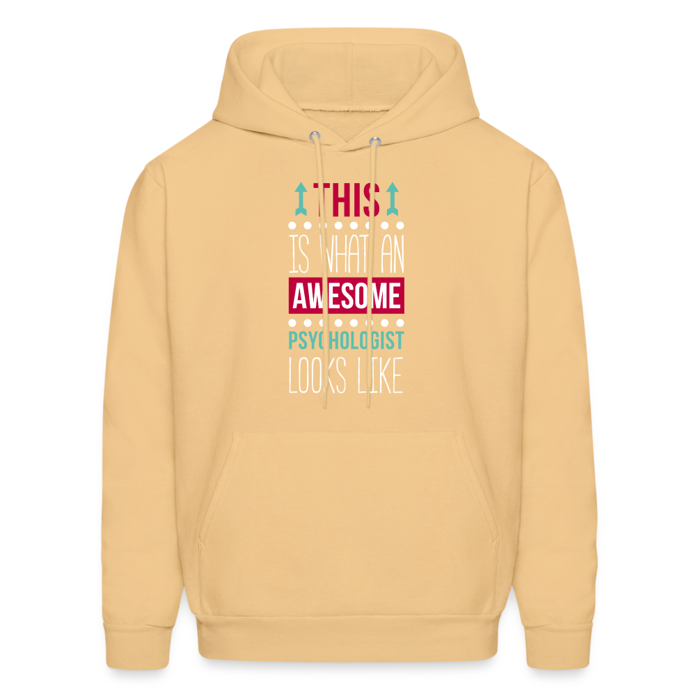 Psychologist This is what an awesome Psychologist looks like S00107 Men's Hoodie - light gold 