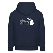 S00022 Michigan Mitten smitten Men's Hoodie - navy