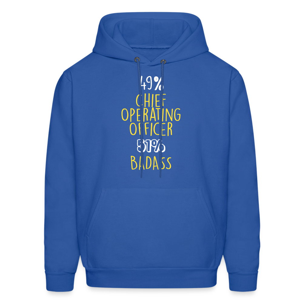 K00260  Chief Operating Officer Hoodie - Operating Officer Apparel, Operating Officer GiftMen's Hoodie - royal blue