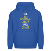 K00260  Chief Operating Officer Hoodie - Operating Officer Apparel, Operating Officer GiftMen's Hoodie - royal blue