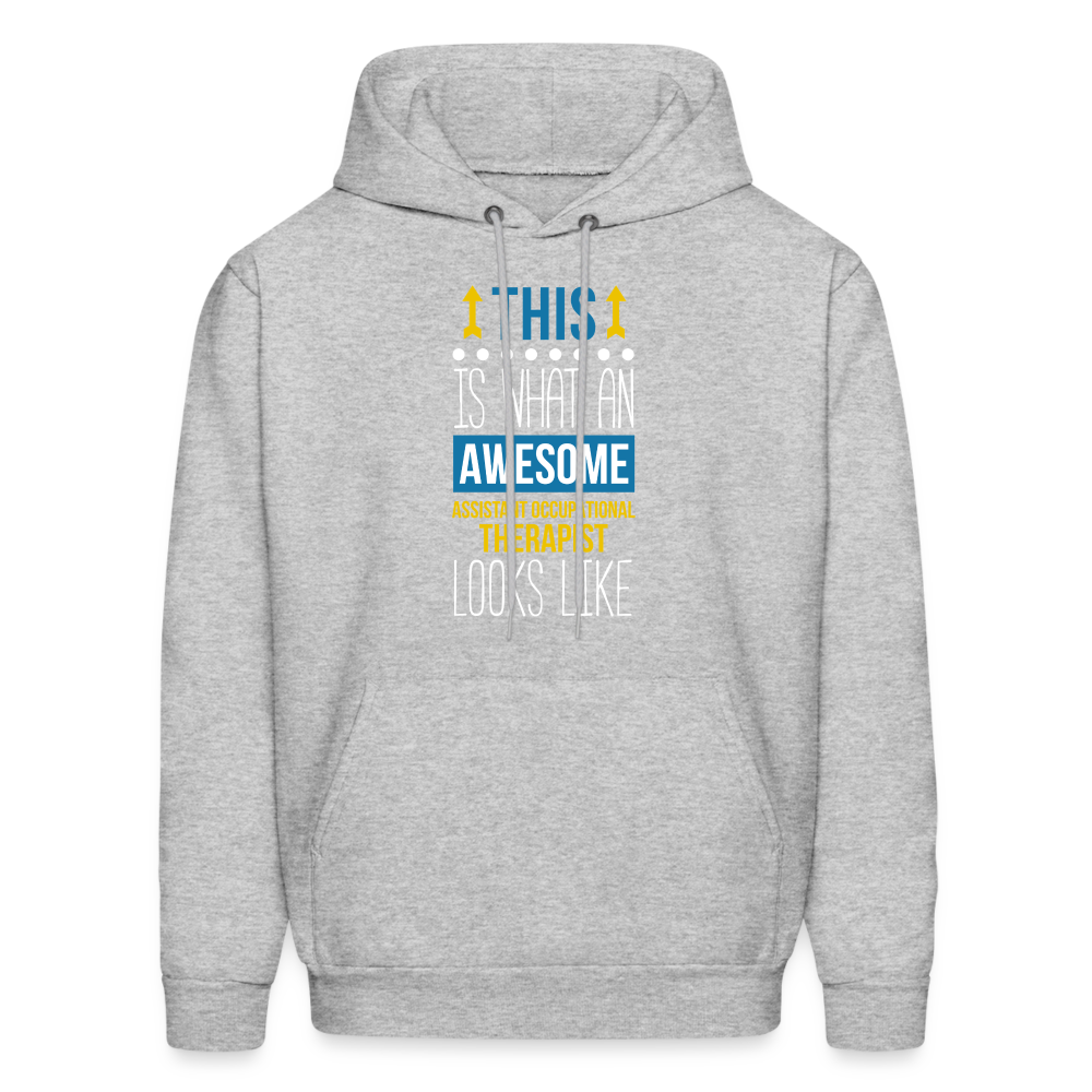 TThis is what an awesome Assistant occupational therapist looks like S00072 Men's Hoodie - heather gray