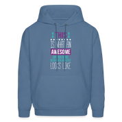 This is what an awesome Operations research analyst looks like  S00069 Men's Hoodie - denim blue