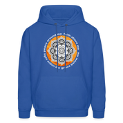 Buddhist Hoodie - Peace around me, face above me, light within me, grace below me Crewneck Gift - royal blue