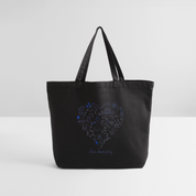 I love chemistry heart design Tote Bag - black