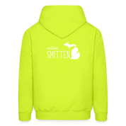 S00022 Michigan Mitten smitten Men's Hoodie - safety green