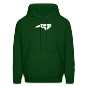 S00033 North Carolina- Love Men's Hoodie - forest green