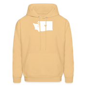 S00047 Washington -Love Men's Hoodie - light gold 