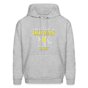 Never underestimate an old man who loves racing Unisex Hoodie - heather gray