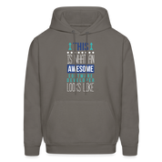 Nurse Practitioner Hoodie - This is what an awesome Nurse Practitioner looks like S00067 Men's Hoodie - asphalt gray