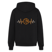 Basketball Unisex Zip Hoodie S00174 - black
