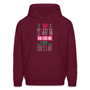 Medical Secretary This is what an awesome Medical Secretary looks like  S00078Men's Hoodie - burgundy