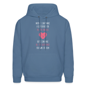 Maybe I can't make a difference for all the animals, but I can make all the difference for some of them S00058 Men's Hoodie - denim blue