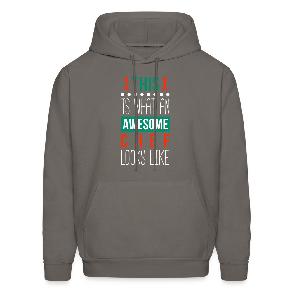 This is what an awesome Chef looks like S00097 Men's Hoodie - asphalt gray